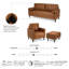 77W Sofa, 32W Accent Chair, And Storage Ottoman