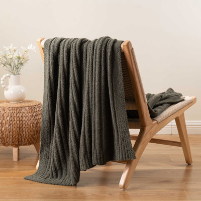 Cozy Lightweight Decorative Blanket For Sofa, 50"X60"