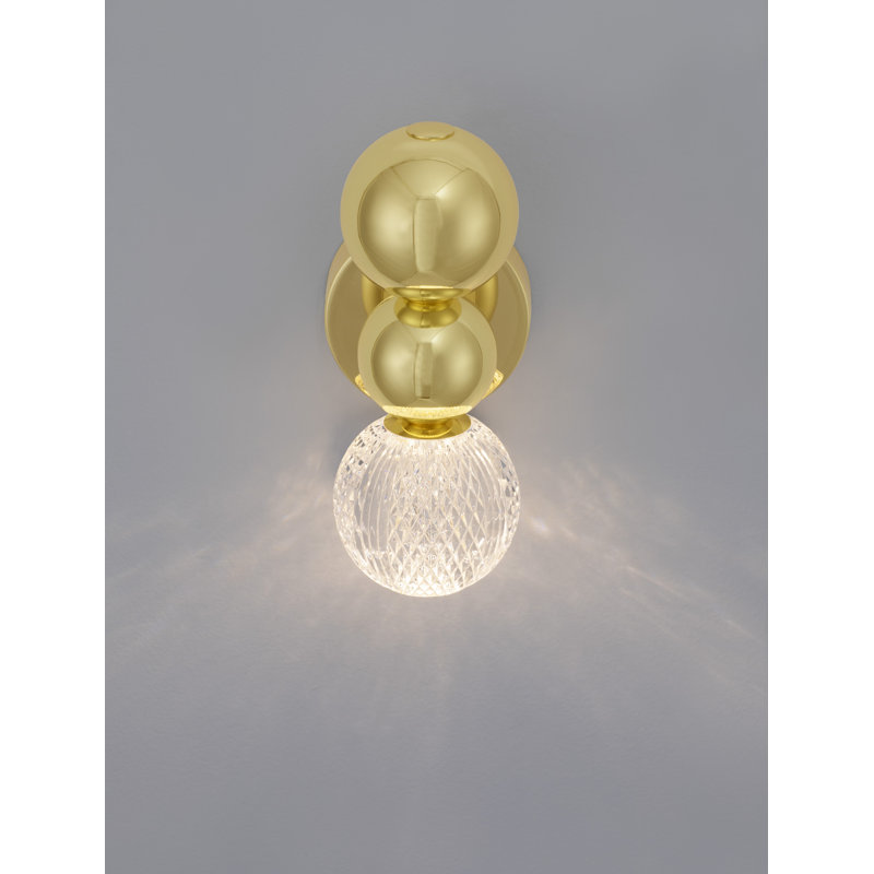 Aluminium LED Armed Sconce