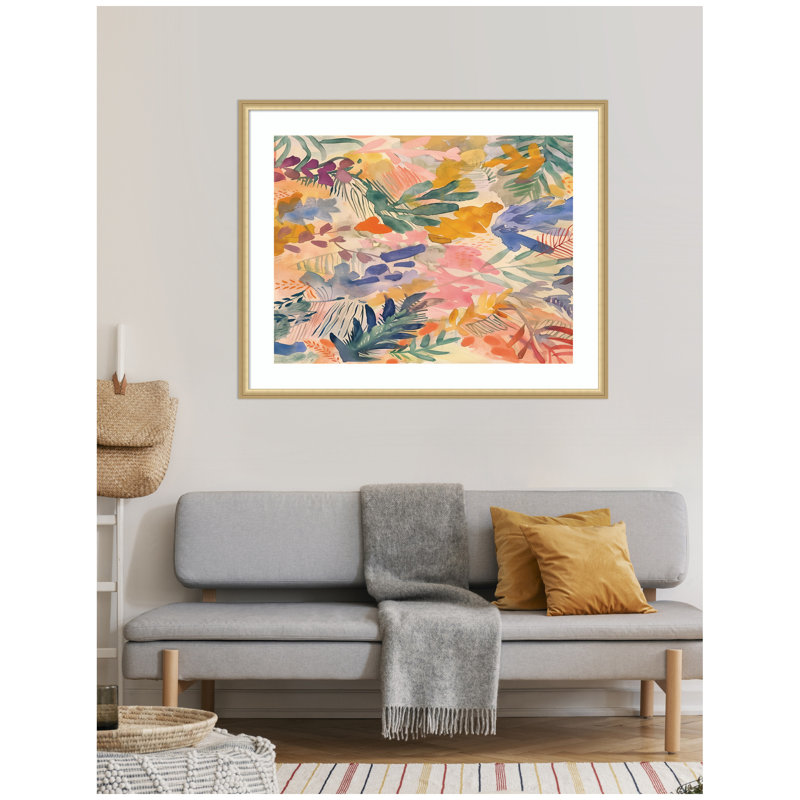 Flower Market by Amy Lighthall Framed Wall Art Print