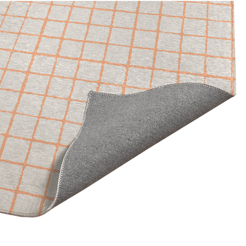 Tapis de cuisine antidérapant Rebar, Rectangulaire 3 pi x 5 pi, Pêche