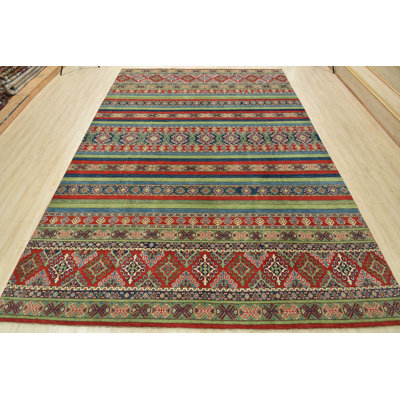 Nabeel Hand Knotted Wool Oriental Indoor Rug