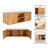 Townsend Floating Media Cabinet with Storage
