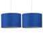 16cm H Cotton Drum Pendant Shade ( Uno )-1683892427