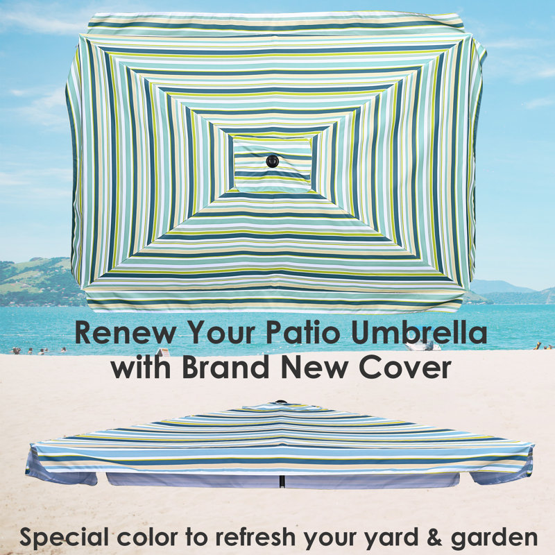 Parasol de remplacement pour terrasse de 10 pi x 6,5 pi