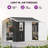 Balconera 7×5FT Outdoor Storage Shed with 3 door