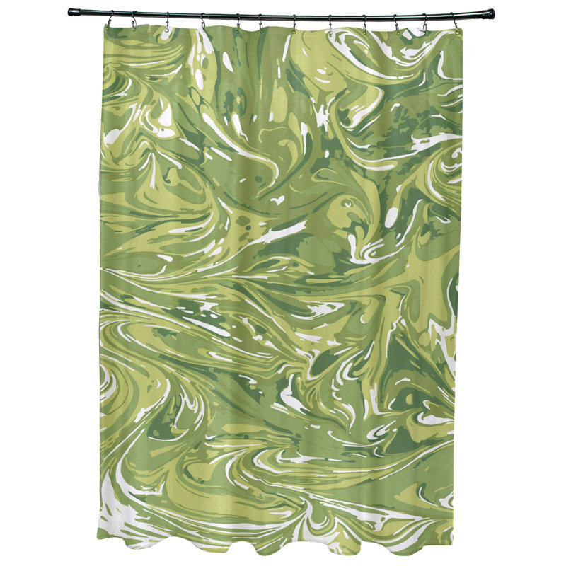 Rideau de douche Hashir, Vert