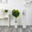 Fiddle Leaf Tree in White Tower Planter
