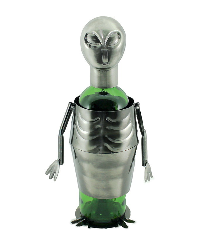 Maude Tabletop Wine Bottle Rack in Silver