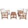 Calhoun Acacia 4 - Person Patio Conversation Sets with Cushions