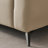 Khaki Genuine Leather Modular Sofa cushion couch