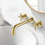 Wall Mounted Bathroom Sink Faucet With Pop-Up Drain (No Overflow)-125230808
