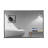 Glossy Black Bathroom Mirrors For Wall 48X30inch Wall Mounted Hanging Plates Mirror Farmhouse Mirror Modern Metal Framed Rectangular Mirror, Decorative Square Corner Mirror(Horizontal & Vertical)