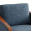 Upholstered Swivel Barrel Chair-1385574546