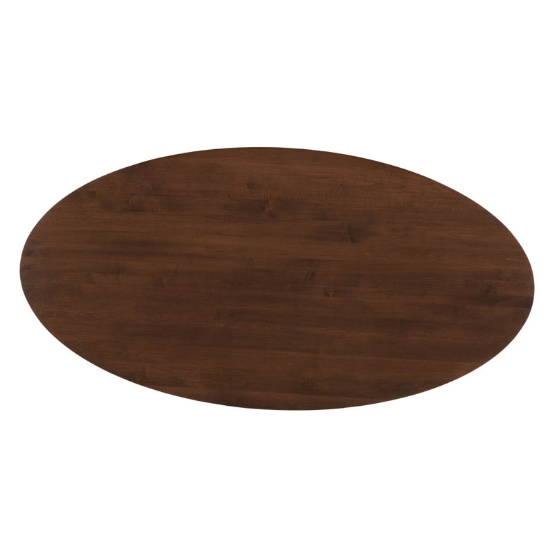 Cullum Maple Solid Wood Dining Table, Walnut, Walnut