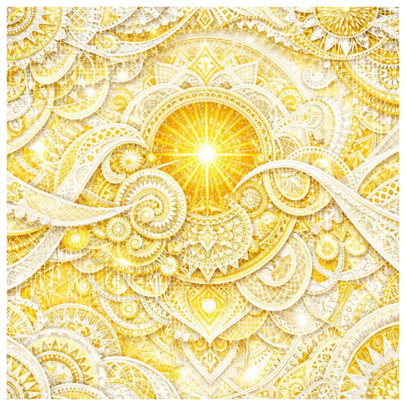 Rideaux de douche complexes extra-longs Mandala, 70 po L x 84 po H
