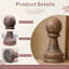 Figurines et sculptures abstraites vieillies