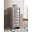 Commode pour femme 7 tiroirs Marilla G1503-LC, champagne argenté-2146843439