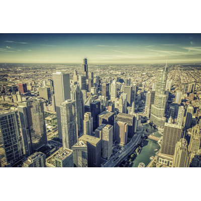 Birkmont Chicago Skyline - Wrapped Canvas Print