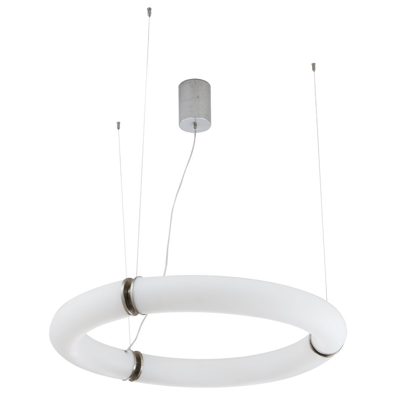 Transitional 1 Light Round LED Pendant