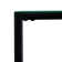 Lathem Glass Top Console Table