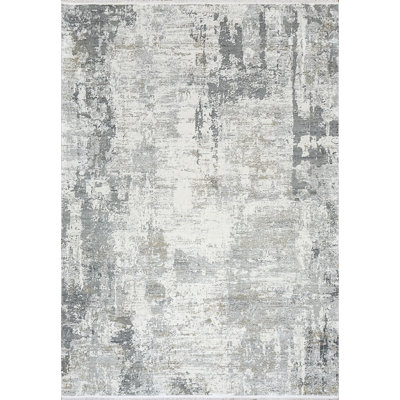 Kaelyn Viscose Abstract Indoor Rug