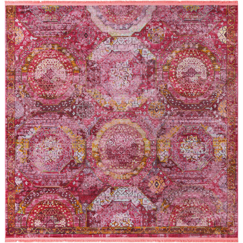 Mekeba Oriental Indoor Rug, Square 7'10"