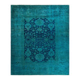 Overyed One-of-a-Kind Rectangle 8'1" X 9'10" Hand Knotted Area Rug