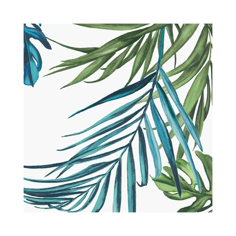 Palm Leaves III 1 Piece Wrapped Canvas Wall Art, 66.04 cm H x 66.04 cm W x 1.91 cm D