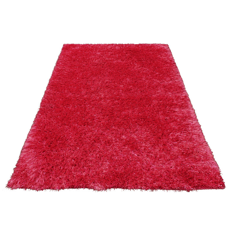 Kota Solid Colour Hand Woven Shag Area Rug, Rectangle 170 x 240cm
