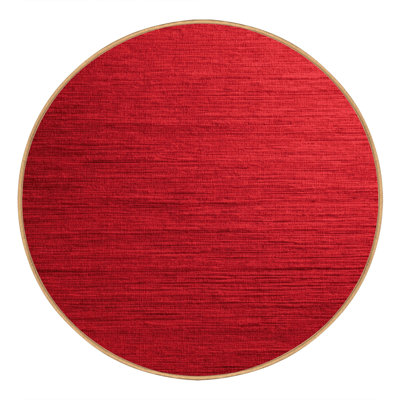 Machine Washable Solid Red Area Rug
