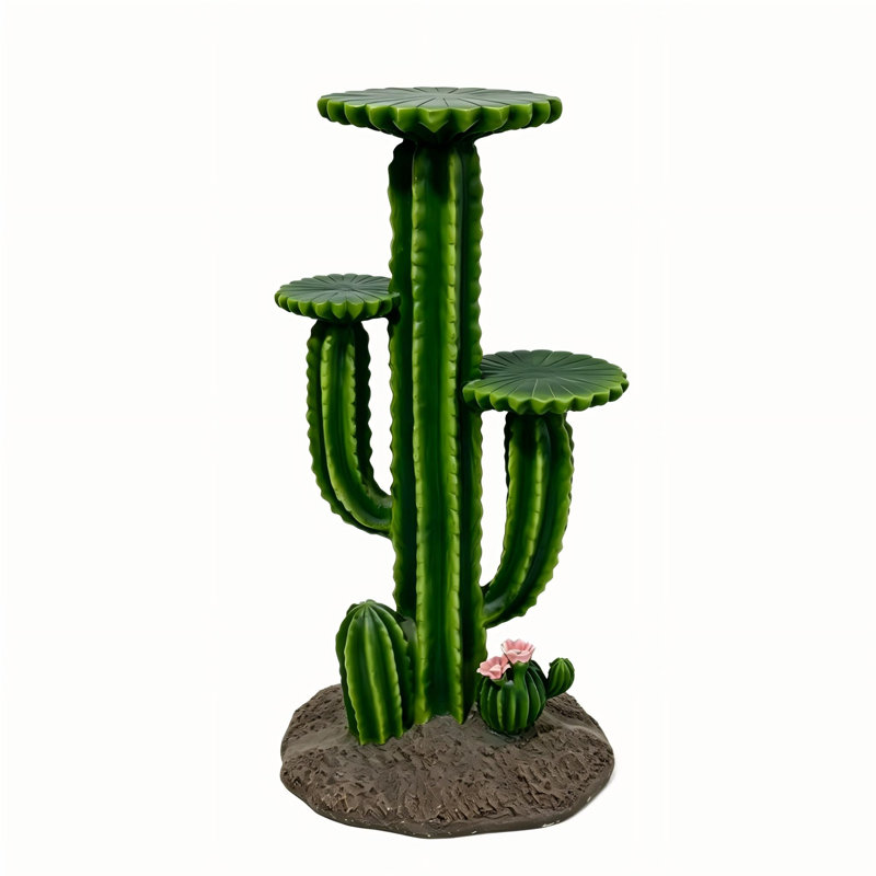 32,6 "de hauteur en résine 3 niveaux Saguaro plante de cactus, étagère multi-niveaux de plantes grasses