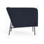 MTO - Chaise longue Dandy avec pieds noirs-1116735764