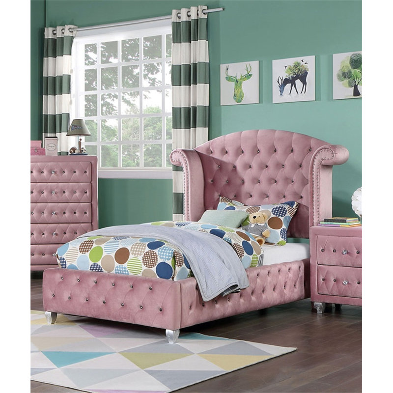 Meuble de chambre Glam Contemporary Flannelette