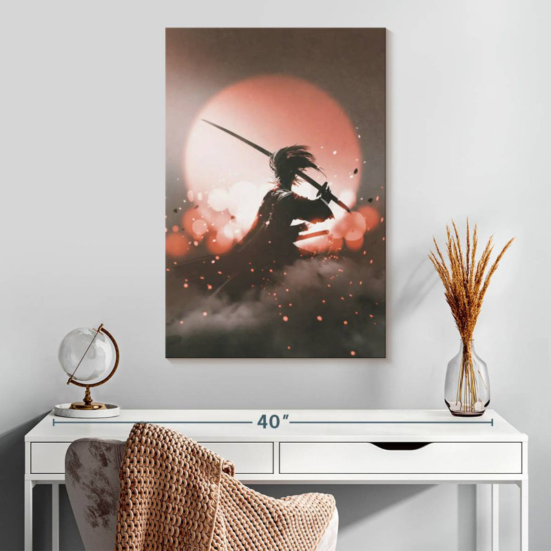 Position de combat Leisha Samurai, H 30 po x l 20 po