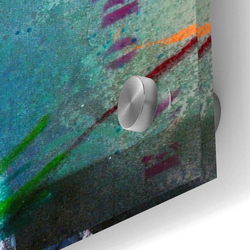 " Open Your Mind 1 " by Bea Garding Schubert, 24" H x 24" W x 0.2" D