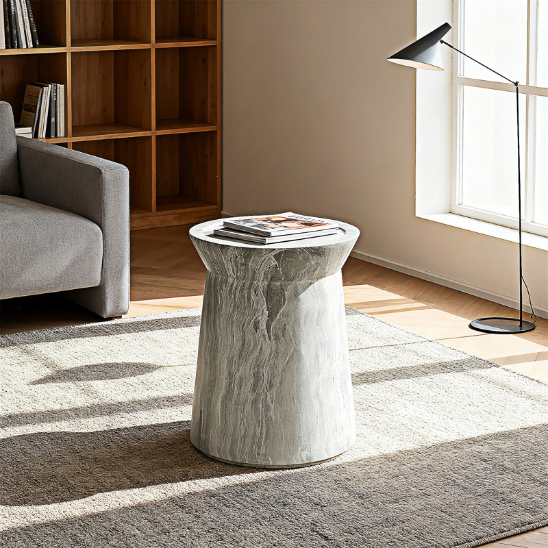 Tables d'appoint en ciment pour l'extérieur