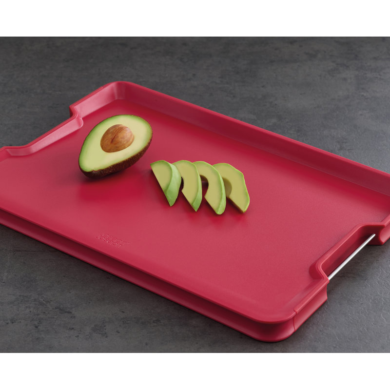 Cut & Carve Plus Multifunction Cutting Board, Red, 13.25" W x 18.5" L