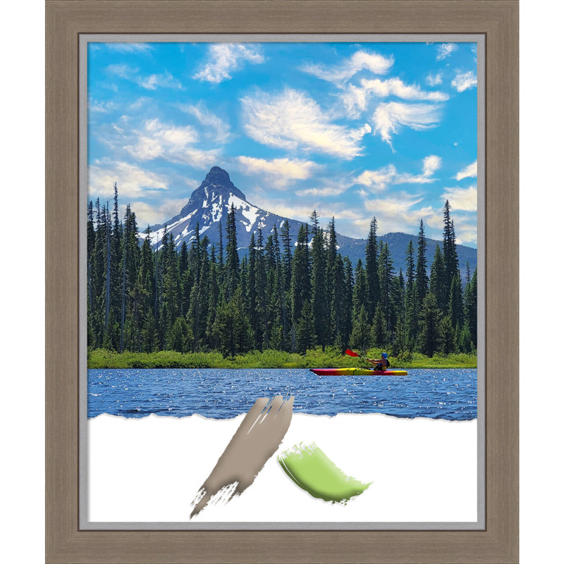 Wiltrudis Picture Frame, Brown, 13" W x 22" H