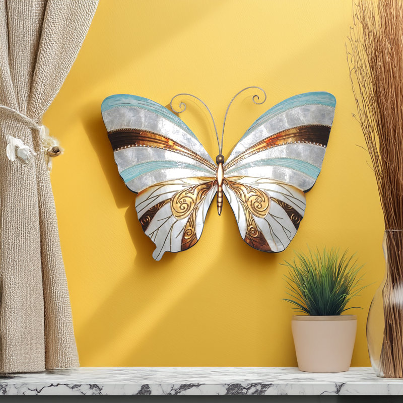 Décoration murale papillon avec perle