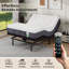 Lit réglable avec télécommande sans fil - matelas en mousse à mémoire de forme de 12 po inclus-1116518082