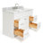 Abell 49'' Single Bathroom Vanity with Carrara Marble Top-60199482