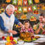 Thanksgiving Party Supplies,17pcs Give Thanks Hanging Swirls&Banner Set