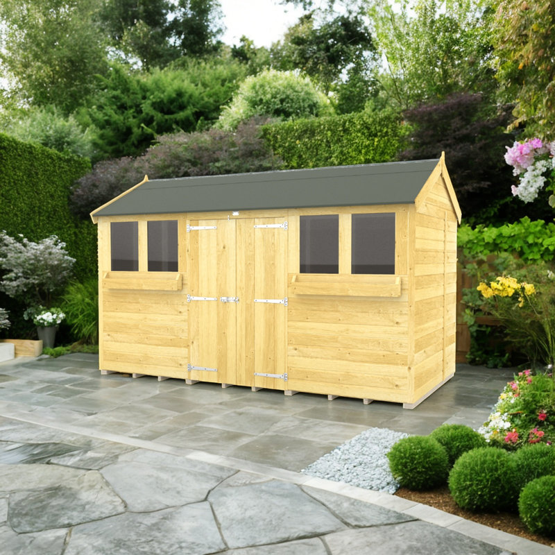 8ft x 12ft Apex Summer Shed