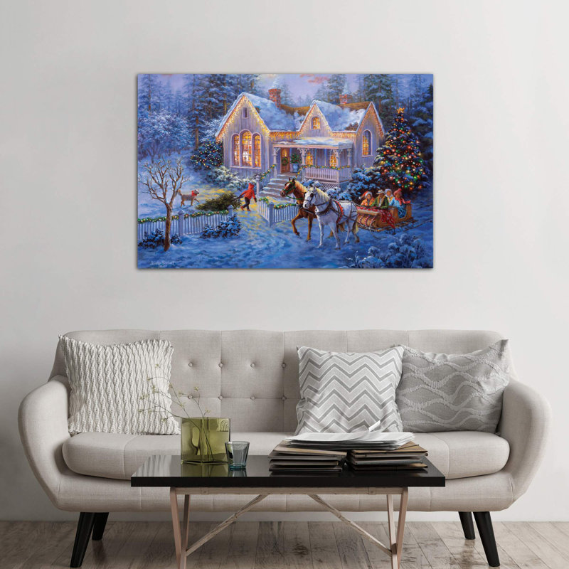 Welcome Home by Nicky Boehme - Print on Canvas, No Frame, 66.04 cm H x 45.72 cm W x 1.91 cm D