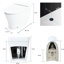Upmarket Dual Flush Toilet - Heated Seat, Foot Sensor Flush, Night , Knob Control, Superior Flushing Quality High-Performance