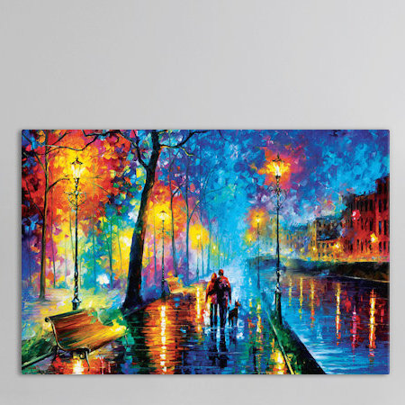 « melody of the night »-reproduction d’art sur toile tendue, H 18 po x l 26 po x P 1,5 po, Toile tendue, Sans cadre