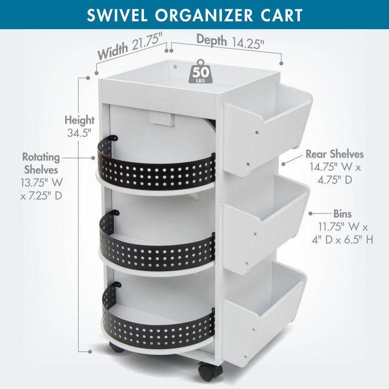 Ili 9 Compartment Teaching Cart