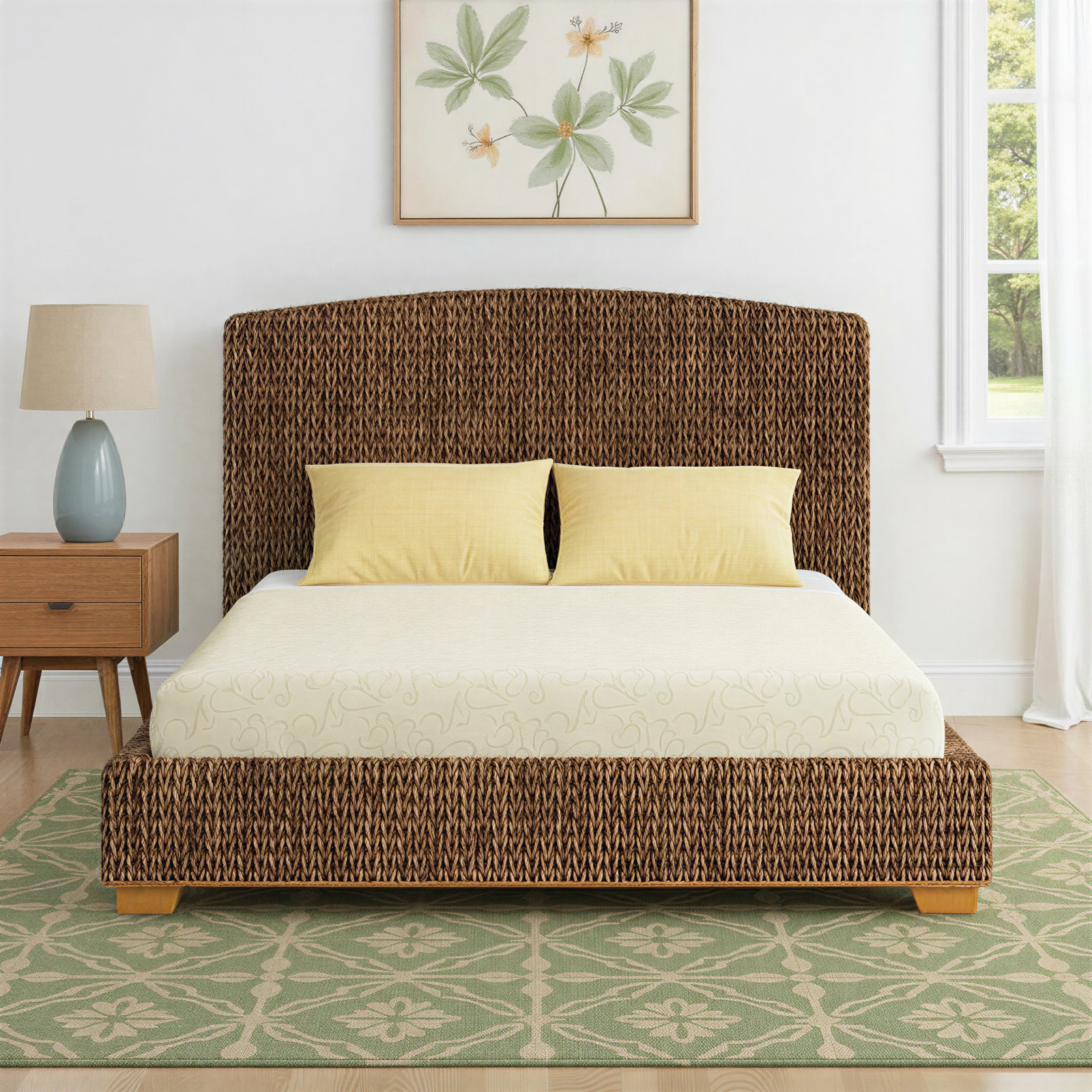Arleen Rattan Bed, King