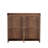 42.9 Inch Slatted Style 4 Flip Door Shoe Cabinet With Tabletop Baffle-1089585532
